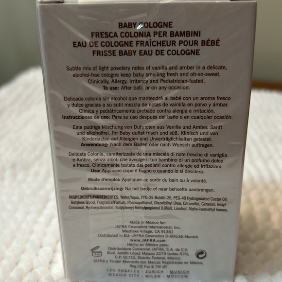 JAFRA TENDER MOMENTS BABY COLOGNE - Picture 2 of 2